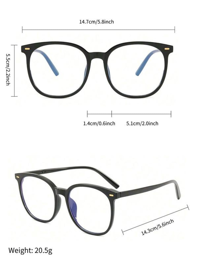 Trendy Leopard Pattern Frame Eyeglasses, Fashionable Blue Light Blocking Glasses for Women & Men, Fashion Eyeglasses for Work, Daily Clothing Decor, Perfect for Student Daily Use