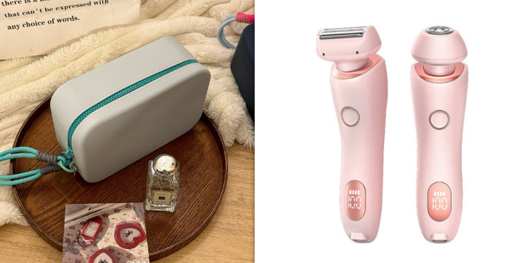 “2-in-1 USB Rechargeable Hair Remover & Epilator – Smooth Shave for Face, Body, and Bikini”