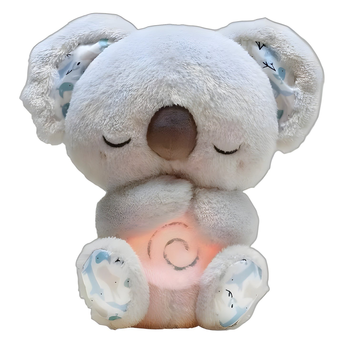 Fisher-Price Sound Machine Soothe 'n Snuggle Otter Portable Plush Baby Toy with Sensory Details Music Lights & Rhythmic Breathing Motion