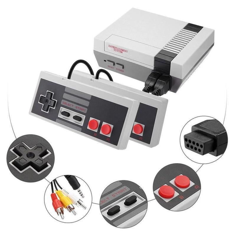 New Retro Games Consoles, Mini Classic Game Console, Build in 620 Classic or 300 Classic Andldealsurprising Gift Forvalentine/Birthday/Thanksgiving/Christmas Day Child Old-School Memory