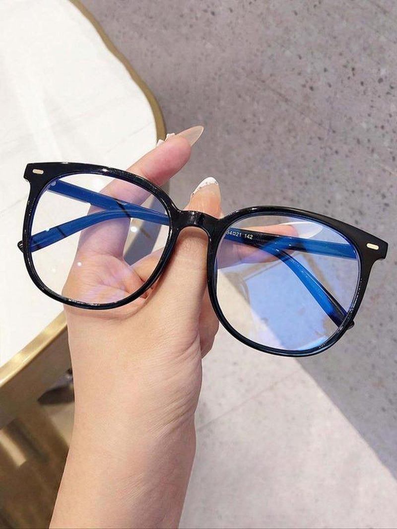 Trendy Leopard Pattern Frame Eyeglasses, Fashionable Blue Light Blocking Glasses for Women & Men, Fashion Eyeglasses for Work, Daily Clothing Decor, Perfect for Student Daily Use